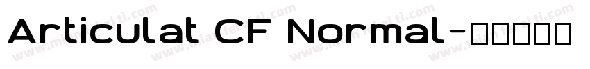 Articulat CF Normal字体转换